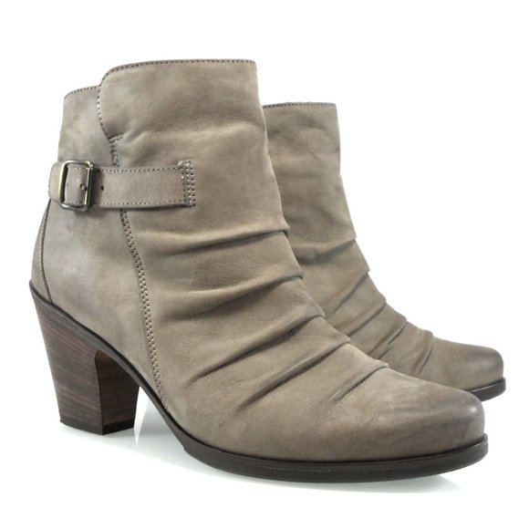 NIB$340 Paul Green Joellen Leather Slouch Buckle Ankle Bootie Western Boot 6 8.5 - Picture 12 of 12